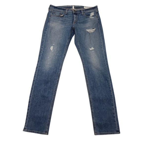 rag & bone Distressed Skinny Jeans Atwater Wash
- Picture 1 of 15
